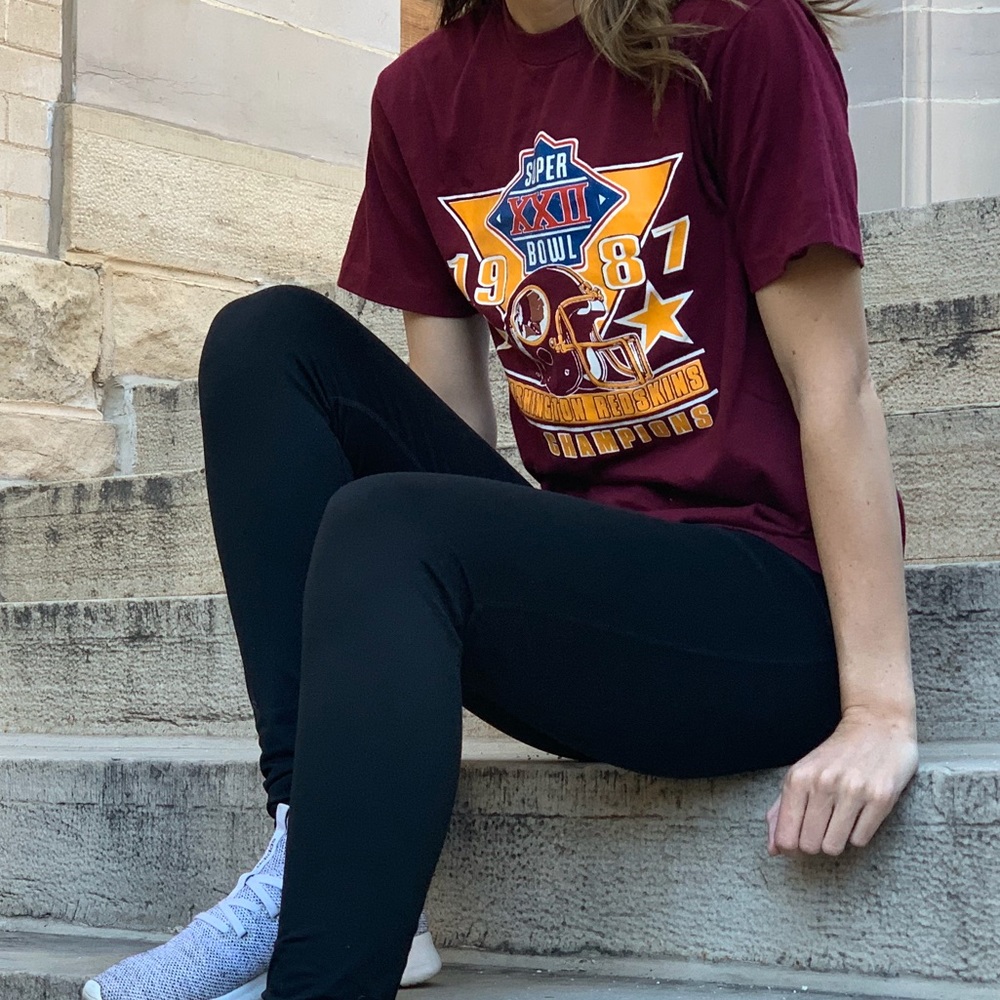 1987 Washington Redskins Super Bowl XXII T-Shirt - Picture 4 of 6